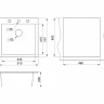 Кухонная мойка GRANULA GR-5102 черный 5102 CHEPHYII