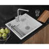 Кухонная мойка GRANULA KS-5807R АРКТИК (БЕЛЫЙ) кварц 5807R APKTIK